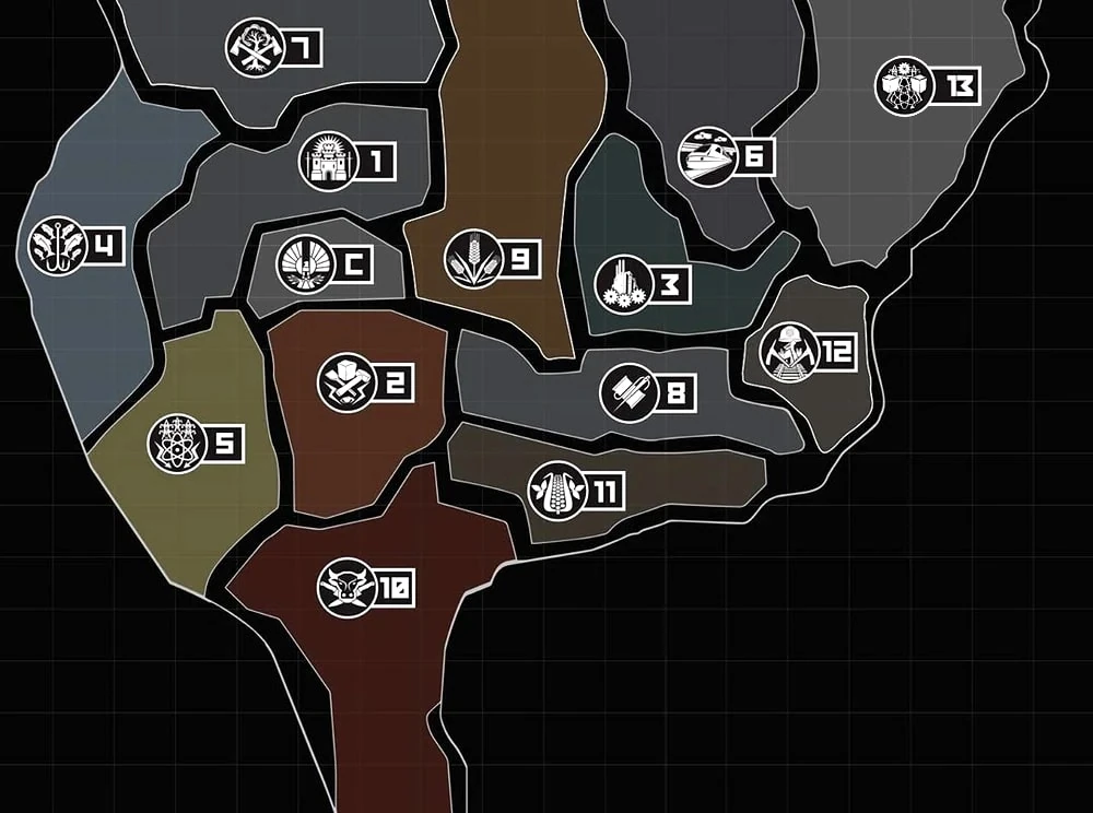 Official Map of Panem